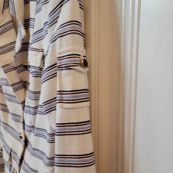 Tory Burch Sergeant Pepper Striped Jacket - Picture 5 of 15